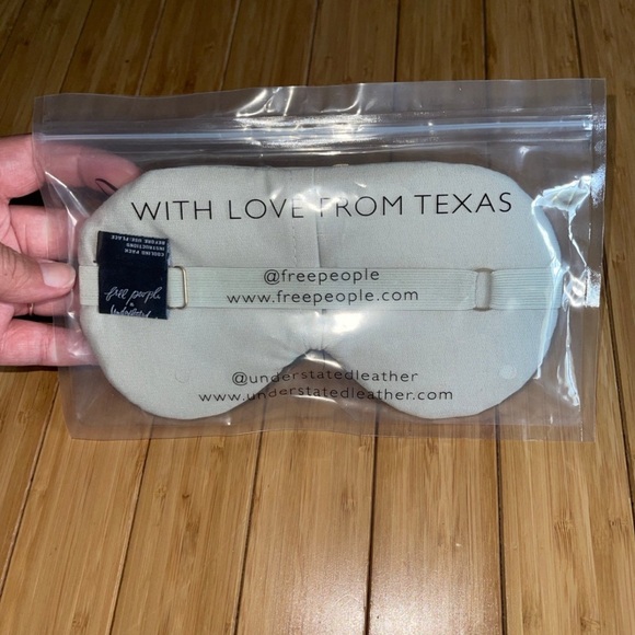Free People X Understated Leather Sleep Eye Mask - Picture 2 of 2